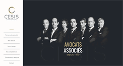 Desktop Screenshot of cesis-avocats.com